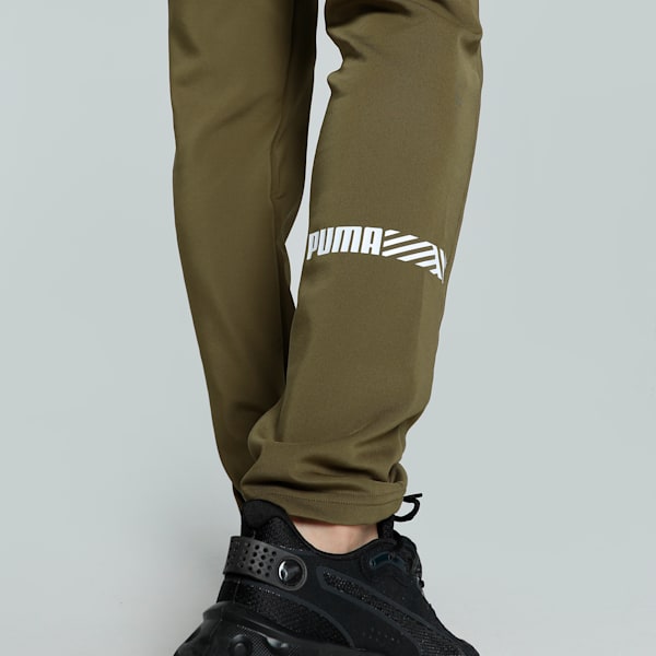 PUMA Graphic Men's Slim Fit Track Pants, Wild Willow, extralarge-IND