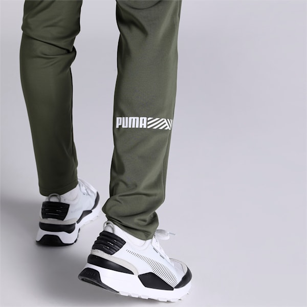 PUMA Graphic Men's Trackpants, Green Moss