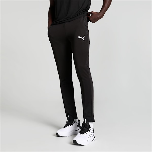 Graphic Men's Slim Fit Track Pants, PUMA Black-Puma Black, extralarge-IND