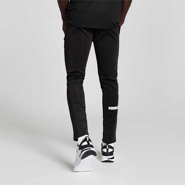 Graphic Men's Slim Fit Track Pants, PUMA Black-Puma Black, extralarge-IND