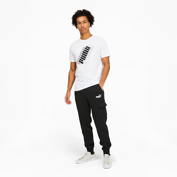 Essentials Men's Cargo Pants, Puma Black, extralarge