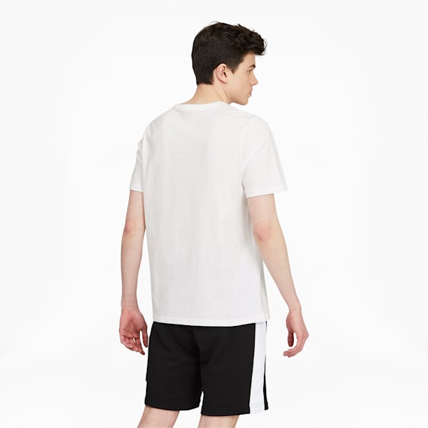 Summer Court Men's Graphic Tee, Puma White, extralarge