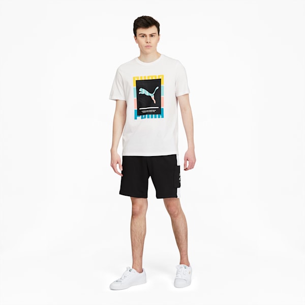 Summer Court Men's Graphic Tee, Puma White, extralarge