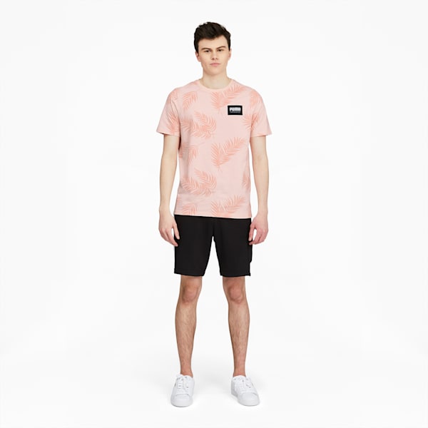 Summer Court Men's AOP Tee, Cloud Pink, extralarge