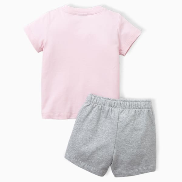 Minicats T-Shirt and Shorts Toddlers Set, Chalk Pink, extralarge-IND