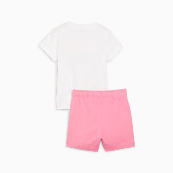 Conjunto de playera y shorts Minicats para bebés, Fast Pink, extralarge