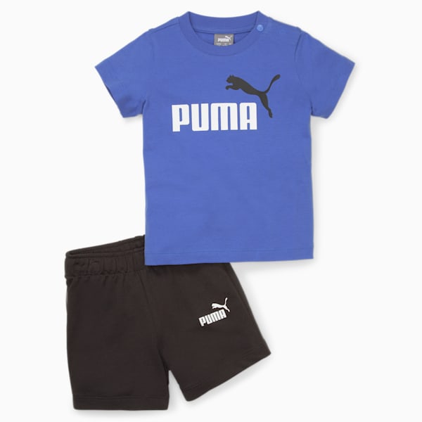 Minicats Tee and Shorts Babies' Set, Royal Sapphire
