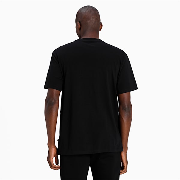 Reflective Graphic Men's Relaxed Fit T-Shirt, Puma Black, extralarge-IND