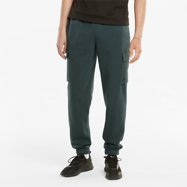 PUMA POWER Men's Regular Fit Cargo Pants, Green Gables, extralarge-IND