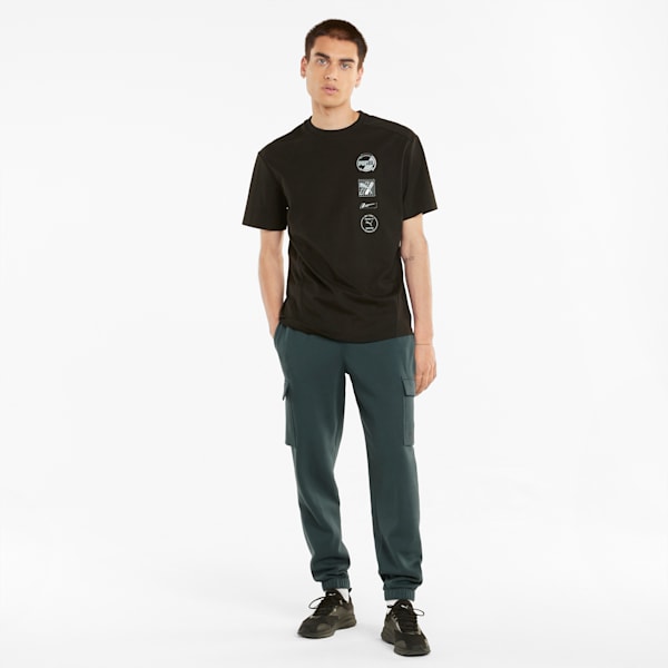 PUMA POWER Men's Regular Fit Cargo Pants, Green Gables, extralarge-IND