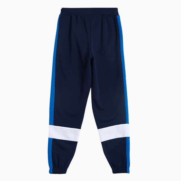 Essential+ Colourblock Kid's Regular Fit Pants, Peacoat, extralarge-IND