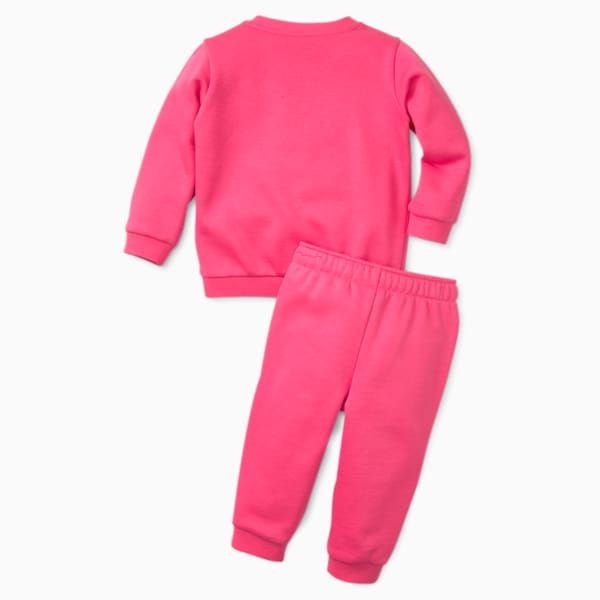 Essentials Minicats Crew Neck Babies' Jogger Suit, Glowing Pink, extralarge-GBR
