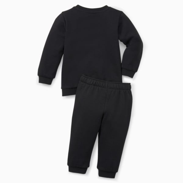 Essentials Minicats Infant + Toddler Jogger Suit, Puma Black-porcelain