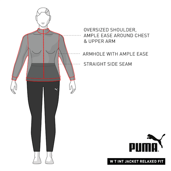 Art of Sport Women's Regular Fit Track Jacket, Puma Black, extralarge-IND