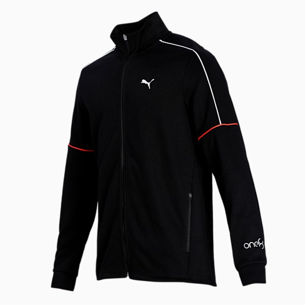 One8 Virat Kohli Men's Slim Fit Jacket, Puma Black, extralarge-IND