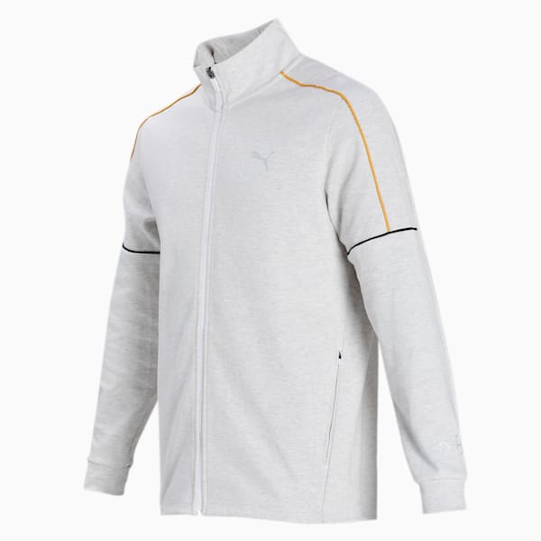 One8 Men's Slim Fit Jacket, Puma White Heather, extralarge-IND