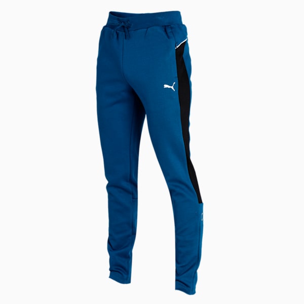 one8 Virat Kohli Slim Fit Men's Colorblock Sweat Pants, Intense Blue