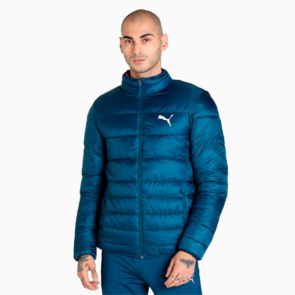 PUMA x one8 Men's Reversible Padded Slim Fit Jacket, Intense Blue, extralarge-IND