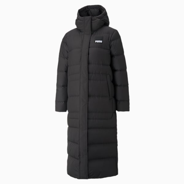 ウィメンズ ロング オーバーサイズ ダウン ジャケット, Puma Black, extralarge-JPN