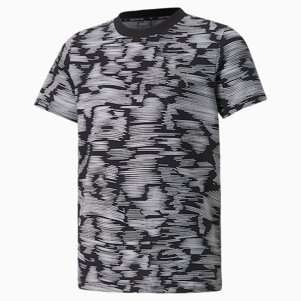 キッズ ACTIVE SPORTS AOP Tシャツ 120-160cm, Puma Black, extralarge-JPN