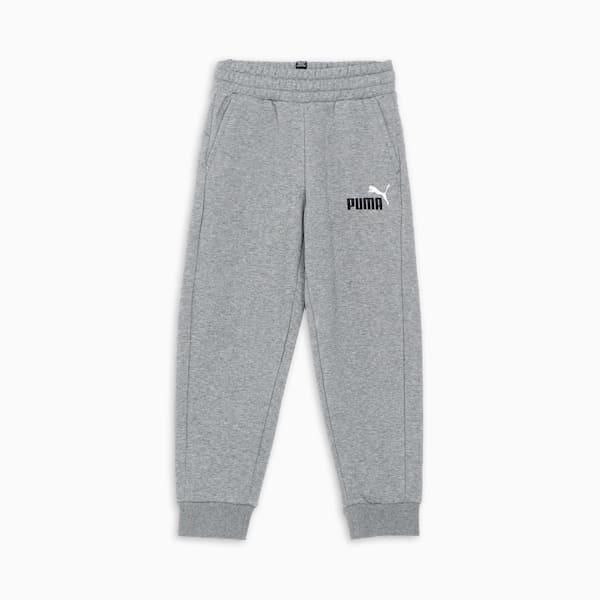 キッズ ボーイズ ESS+ 2 COL ロゴ パンツ 裏起毛 110-160cm, Medium Gray Heather, extralarge-JPN