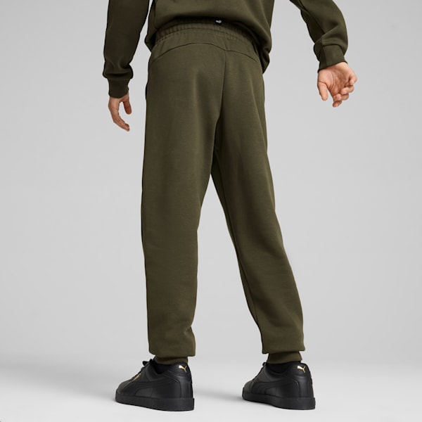 キッズ ボーイズ ESS+ 2 COL ロゴ パンツ 裏起毛 110-160cm, Dark Olive, extralarge-JPN