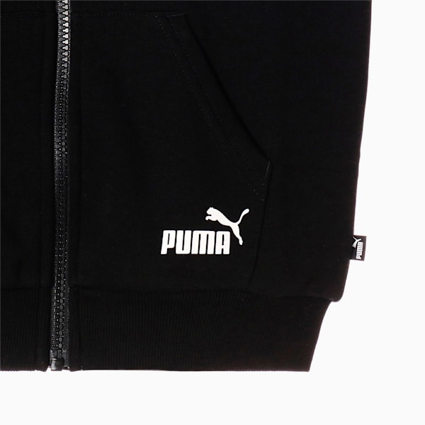 キッズ PUMA POWER カラーブロック フーデッド ジャケット 120-160cm, Puma White, extralarge-JPN