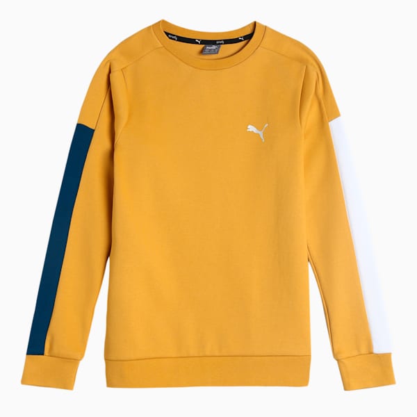 One8 Virat Kohli Youth Sweatshirt, Mineral Yellow, extralarge-IND