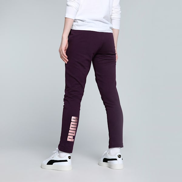 Women's Slim Fit 7/8 Track Pants, Midnight Plum, extralarge-IND