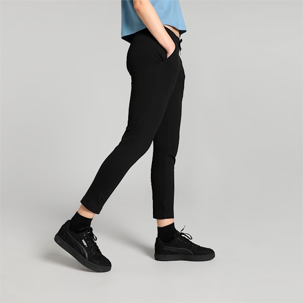 Women's Slim Fit 7/8 Track Pants, PUMA Black-Cat, extralarge-IND