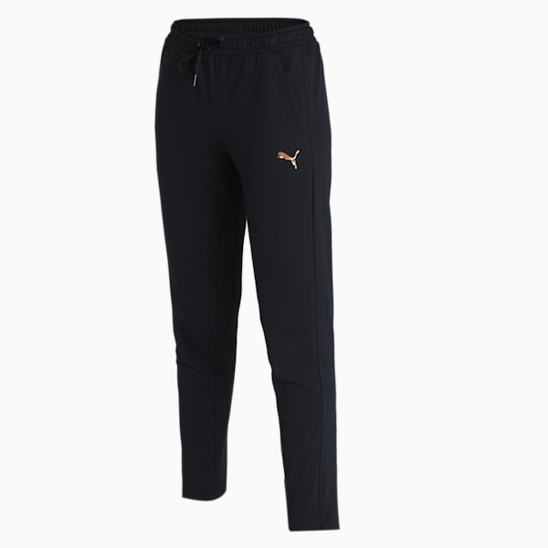 Women's Slim Fit 7/8 Track Pants, PUMA Black, extralarge-IND