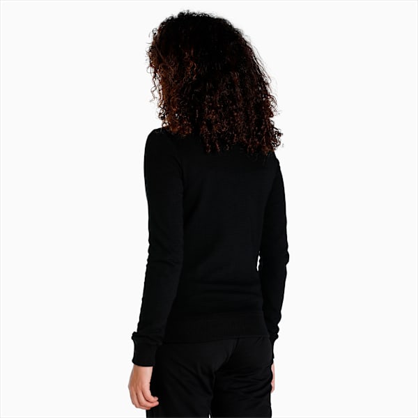 Reversible Full-Zip Slim Fit Women's Sweatshirt, Puma Black, extralarge-IND