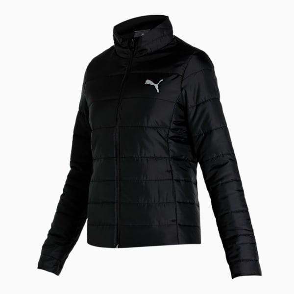 Women's Lightweight Padded Jacket, Puma Black, extralarge-IND