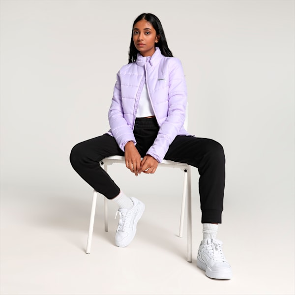 Women's Lightweight Padded Jacket, Vivid Violet, extralarge-IND