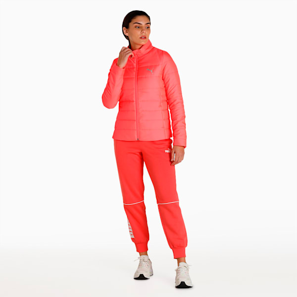 PUMA Women's Lightweight Padded Jacket, Sunset Glow, extralarge-IND