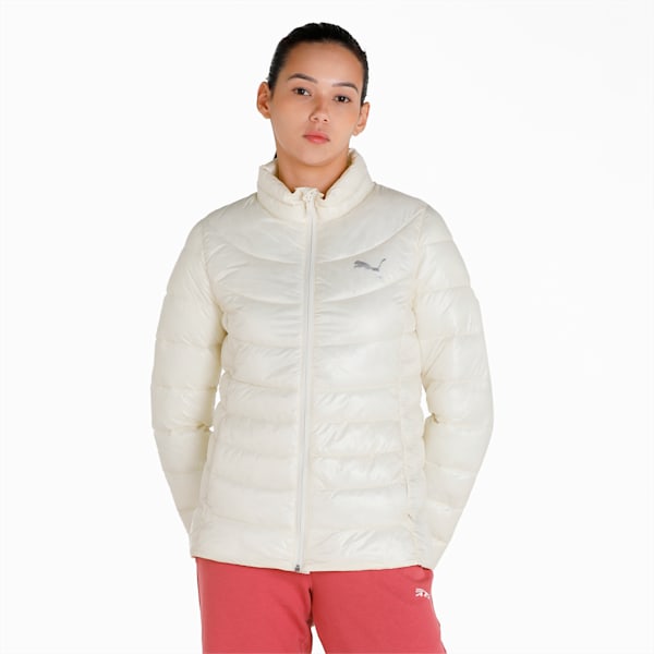 PUMA Women's Padded Jacket, Ivory Glow-Baby's Breath, extralarge-IND