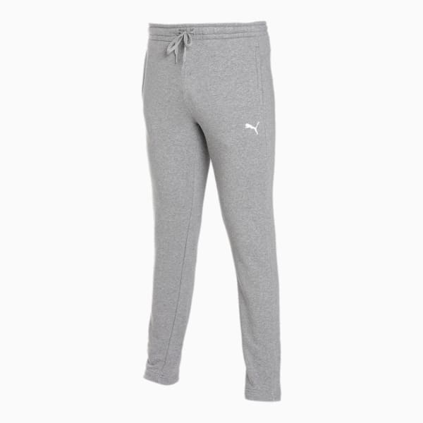 Knitted Men's Slim Fit Sweat Pants, Medium Gray Heather-cat, extralarge-IND