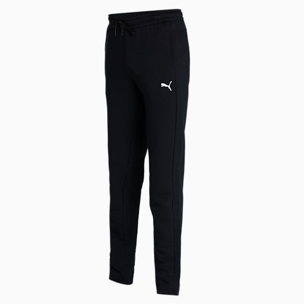 Knitted Men's Slim Fit Sweat Pants, PUMA Black, extralarge-IND