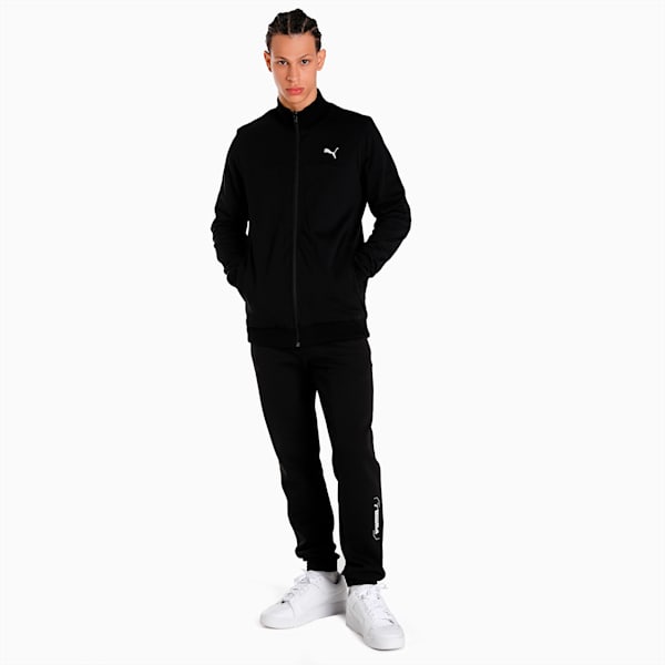 Reversible Full-Zip Slim Fit Men's Sweat Shirt, Puma Black, extralarge-IND