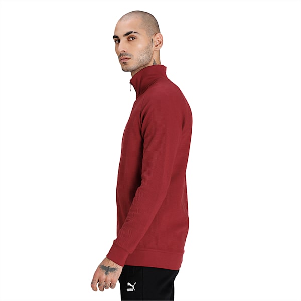 Ottoman Men's Full Zip Jacket, Intense Red, extralarge-IND