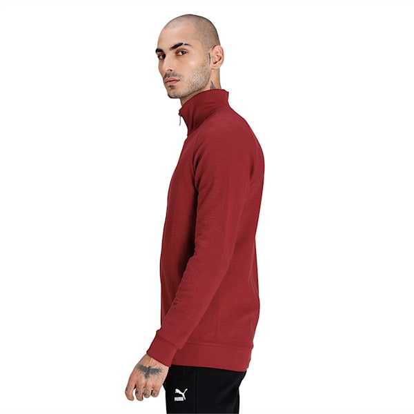 Ottoman Men's Full Zip Jacket, Intense Red, extralarge-IND