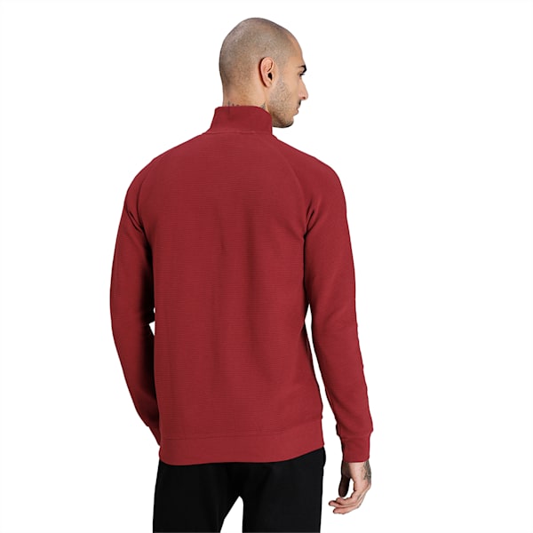 Ottoman Men's Full Zip Jacket, Intense Red, extralarge-IND