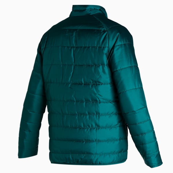 Lightweight Padded Slim Fit Men's Jacket, Varsity Green, extralarge-IND
