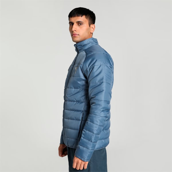 Lightweight Padded Slim Fit Men's Jacket, Inky Blue, extralarge-IND