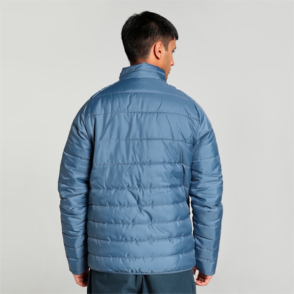 Lightweight Padded Slim Fit Men's Jacket, Inky Blue, extralarge-IND