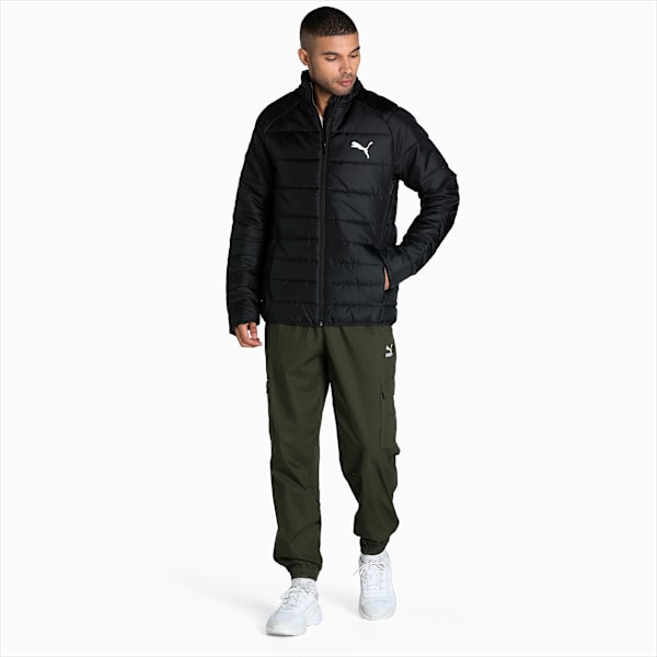 Lightweight Padded Slim Fit Men's Jacket, Puma Black, extralarge-IND