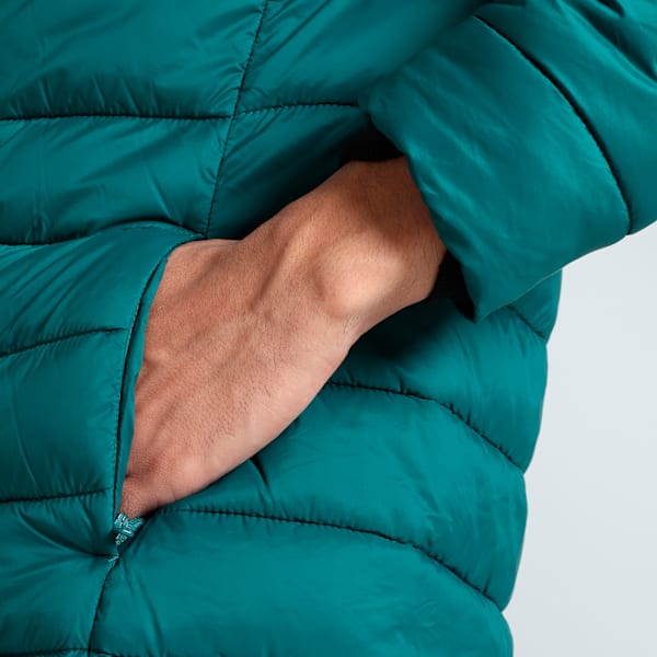 Men's Padded Jacket, Cold Green, extralarge-IND