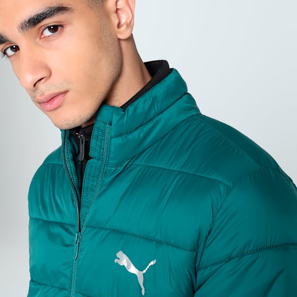Men's Padded Jacket, Cold Green, extralarge-IND
