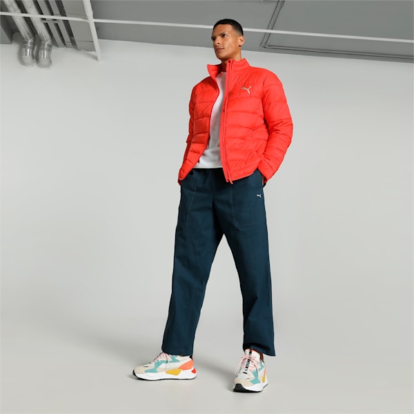 Men's Padded Jacket, Burnt Red, extralarge-IND
