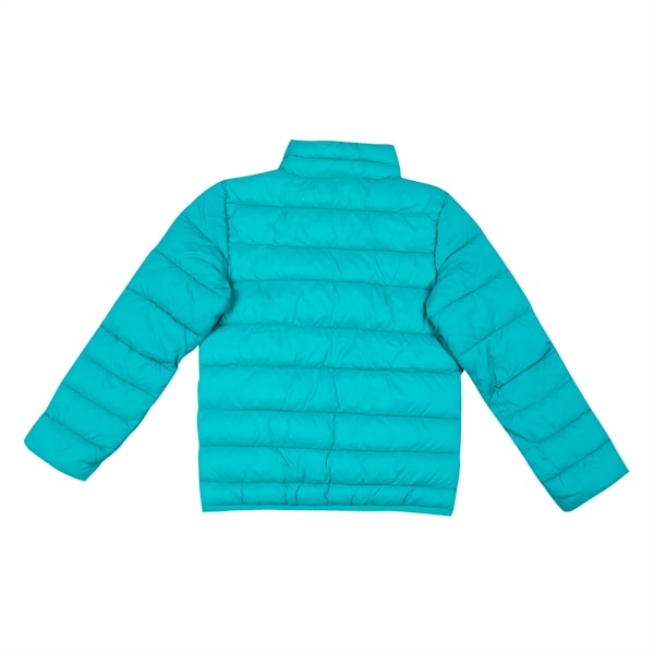 Boy's Regula Fit Padded Jacket, Deep Aqua, extralarge-IND